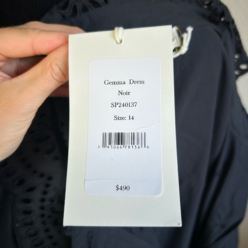 NWT Ulla Johnson Gemma Broderie Anglaise Mini Shirt Dress - Picture 10 of 10